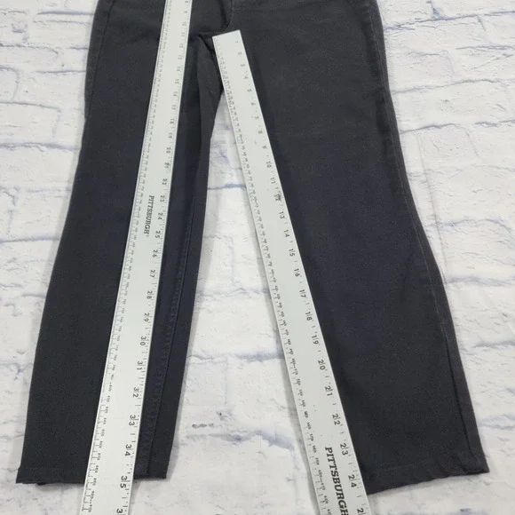 White House Black Market WOMENS SIZE 8 Black High Rise Skinny Ankle Sculpt Jeans - Picture 2 of 14